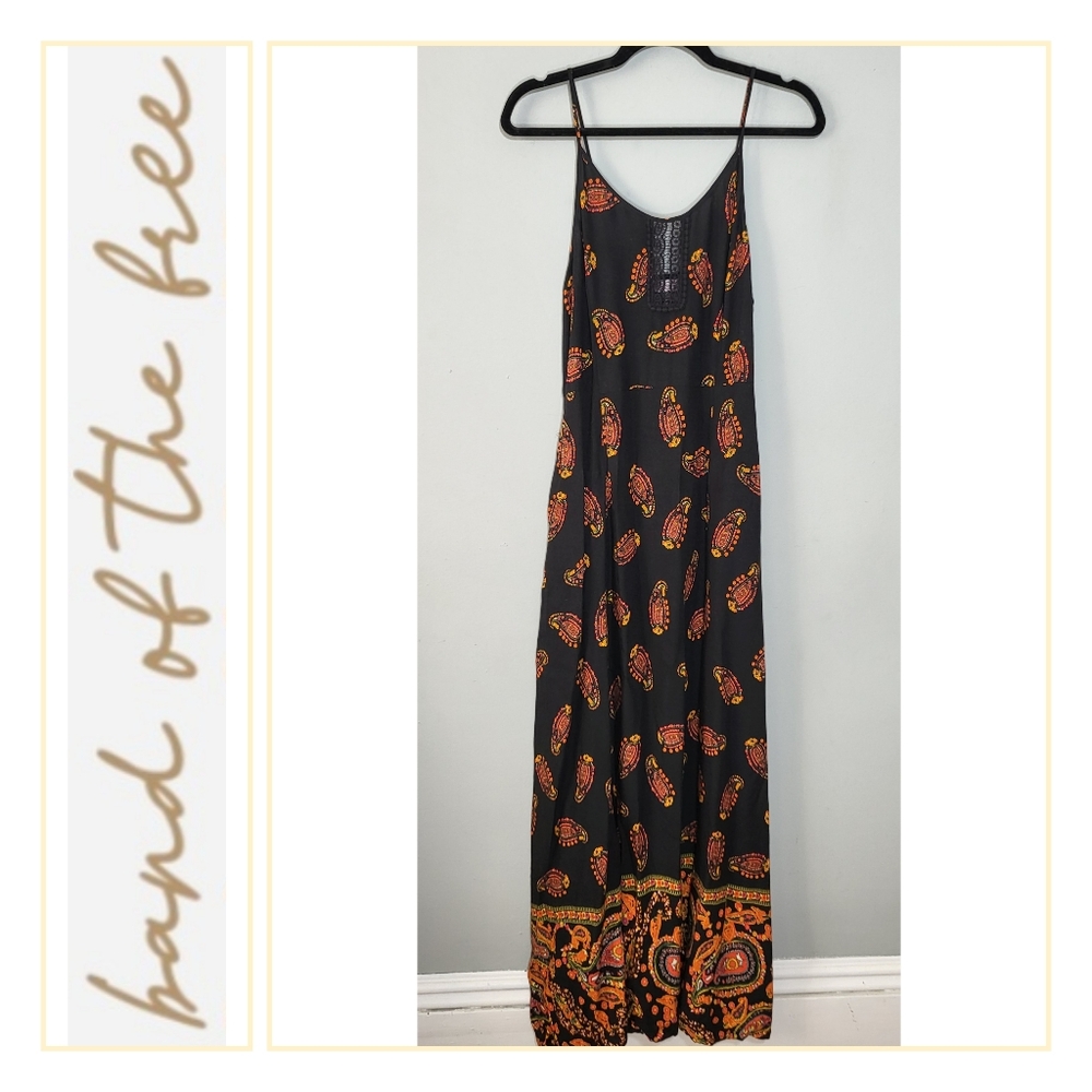 BAND OF GYPSIES Maxi Dress size Small Bohemian Festival Sundress